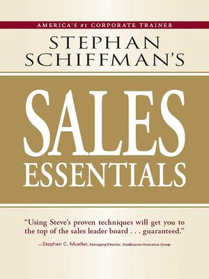 cover image of Stephan Schiffman's Sales Essentials